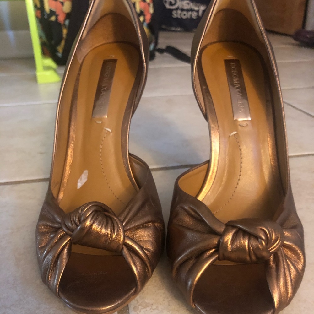 Gold BCBG Heels